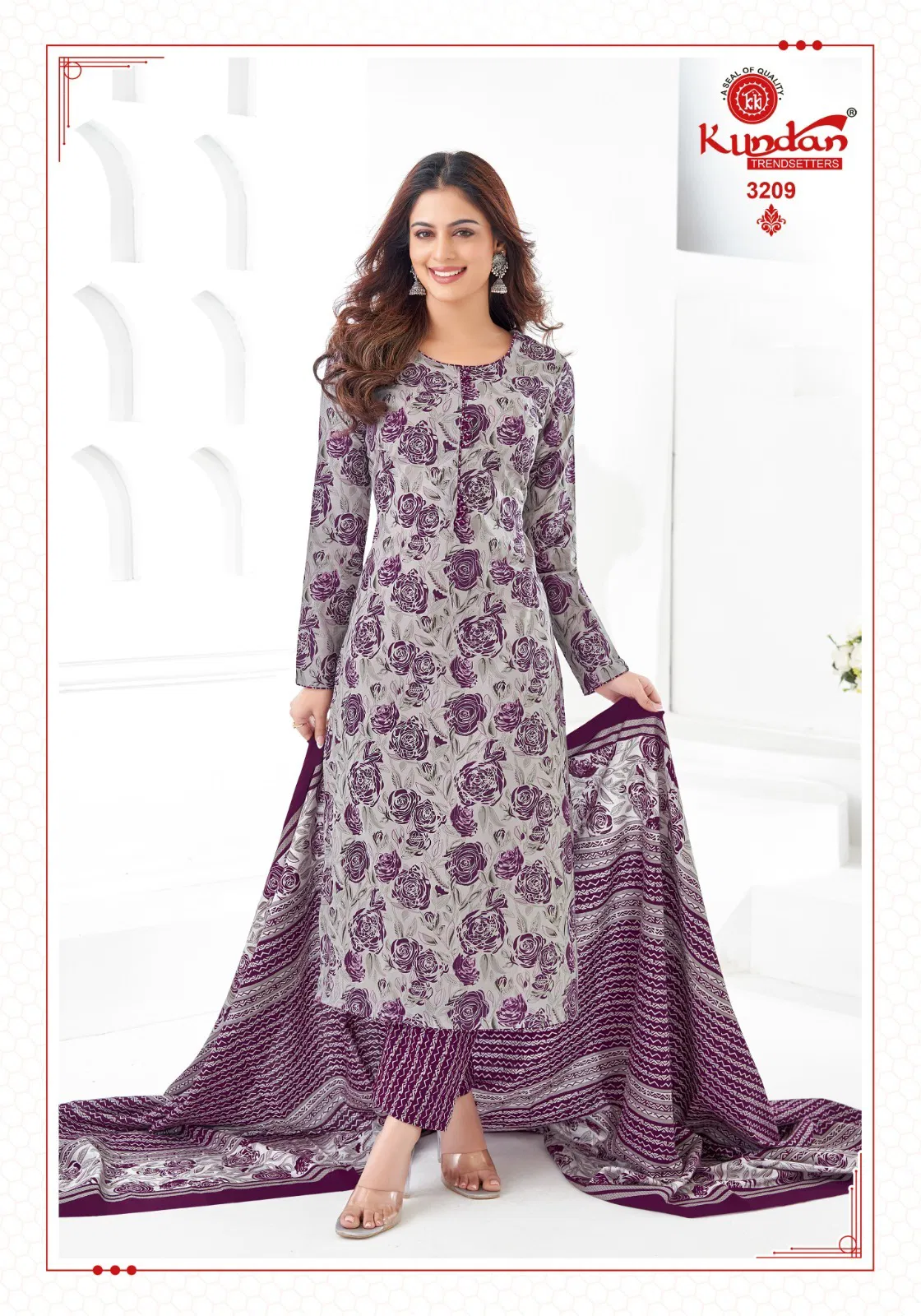 k4u Vol 32 By Kundan Pure Cotton Wholesale Kurti With Bottom Dupatta In India